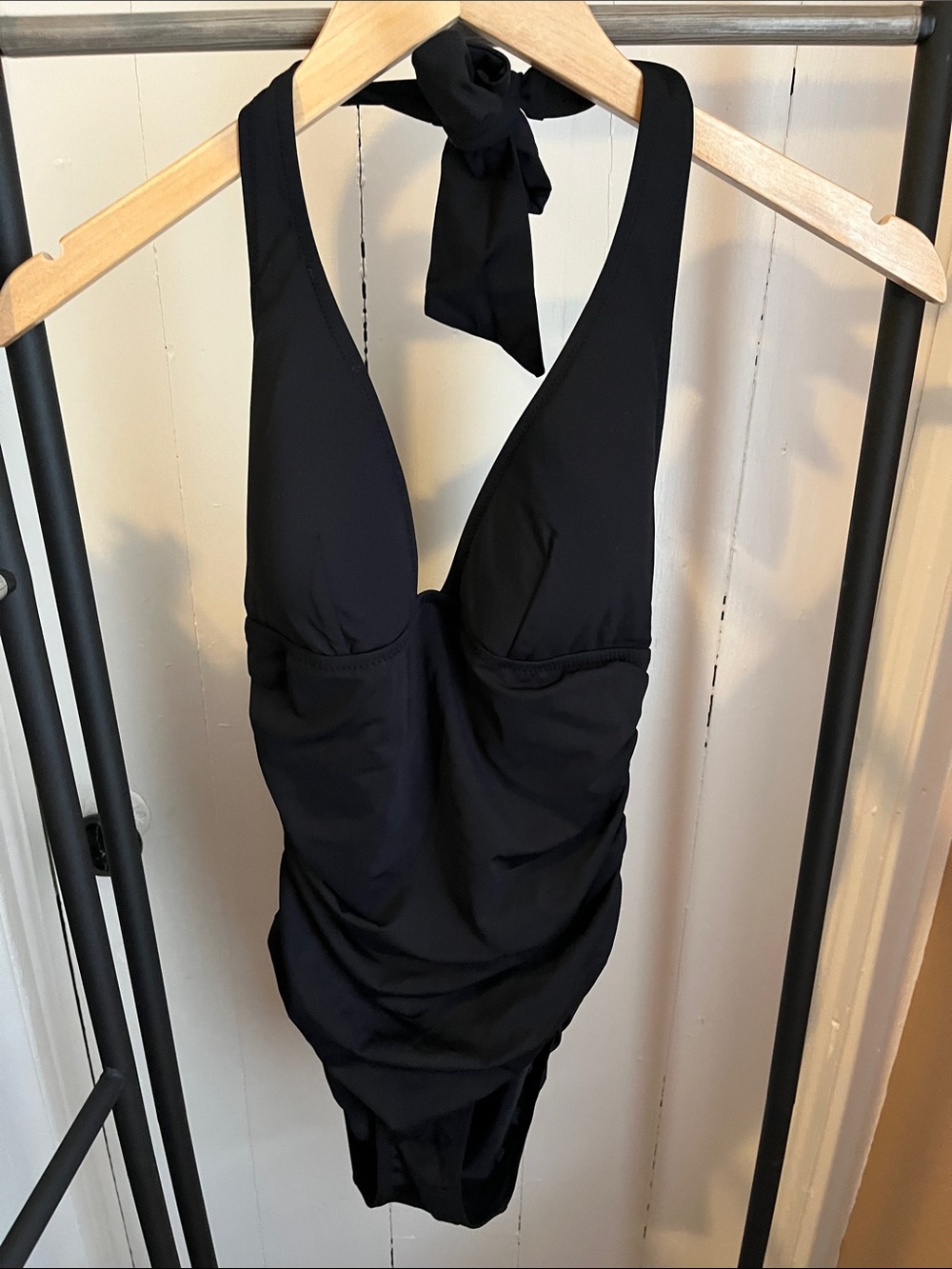 DKNY Black Halter Swimsuit